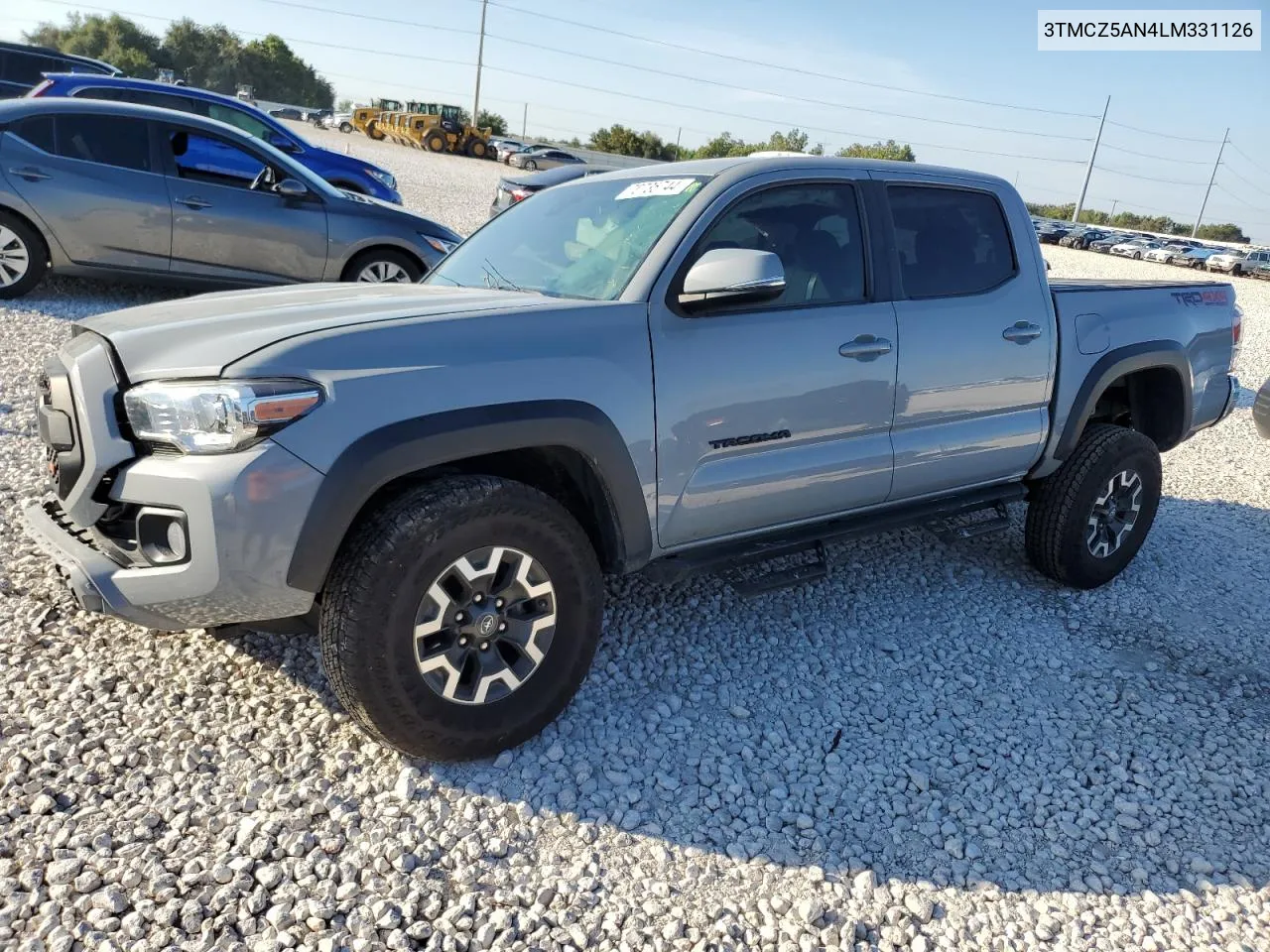 2020 Toyota Tacoma Double Cab VIN: 3TMCZ5AN4LM331126 Lot: 70735744