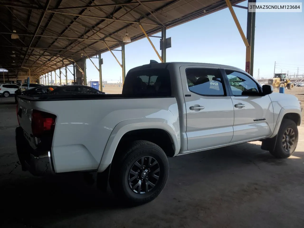 2020 Toyota Tacoma Double Cab VIN: 3TMAZ5CN0LM123684 Lot: 70844694