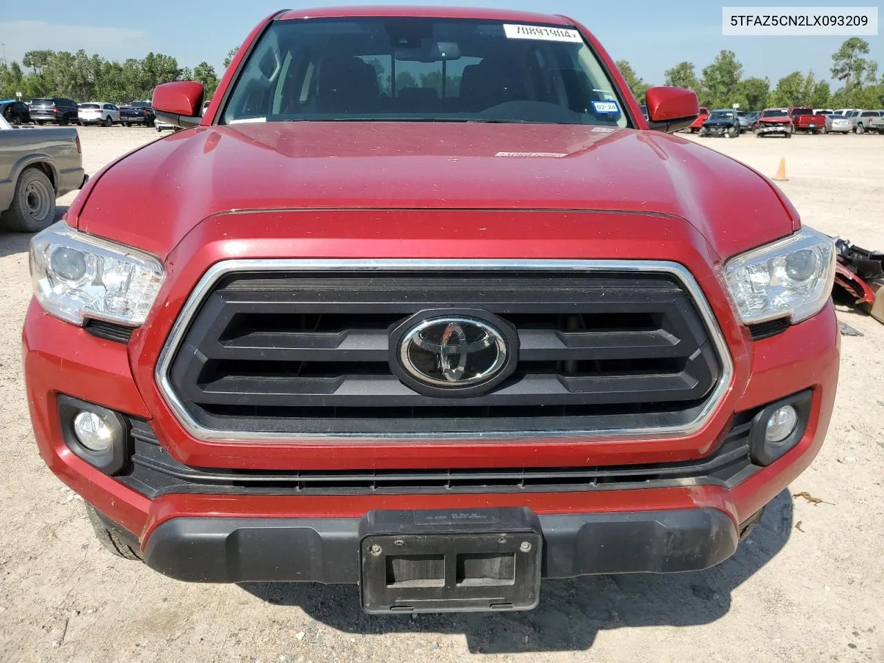 2020 Toyota Tacoma Double Cab VIN: 5TFAZ5CN2LX093209 Lot: 70891904