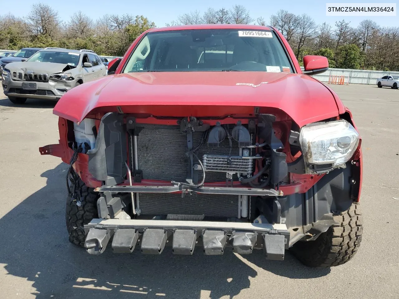 2020 Toyota Tacoma Double Cab VIN: 3TMCZ5AN4LM336424 Lot: 70951664