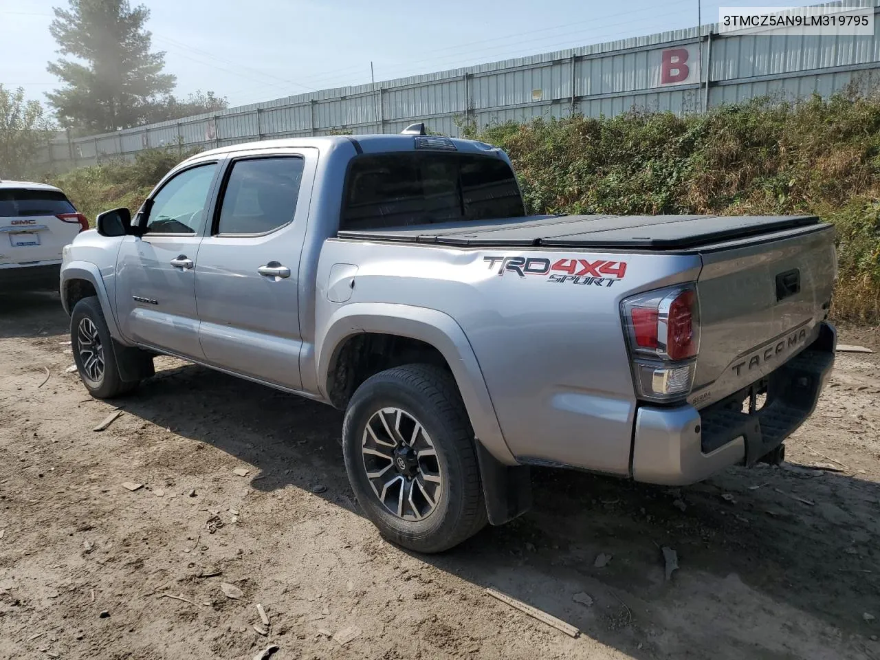 2020 Toyota Tacoma Double Cab VIN: 3TMCZ5AN9LM319795 Lot: 71016014