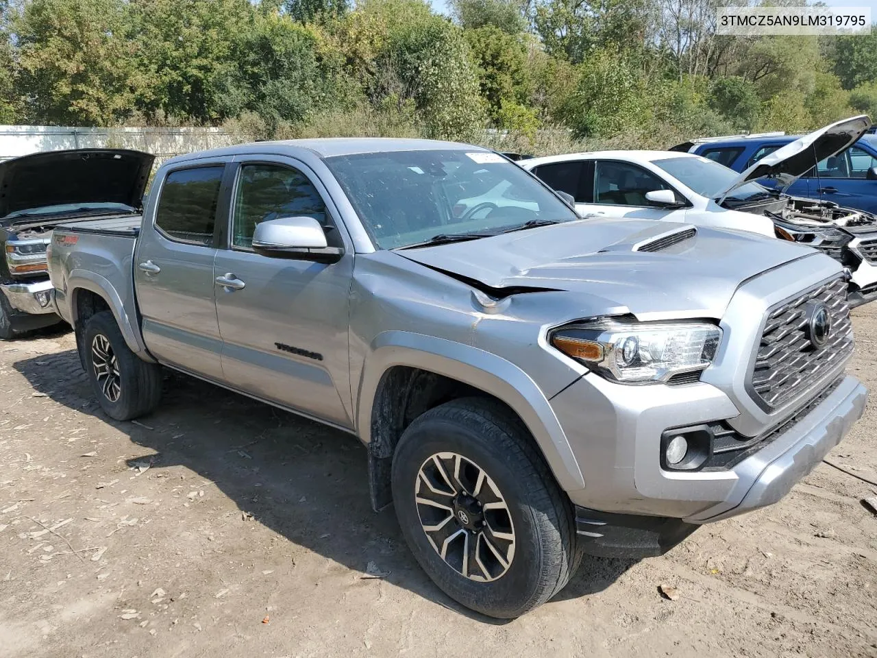 2020 Toyota Tacoma Double Cab VIN: 3TMCZ5AN9LM319795 Lot: 71016014