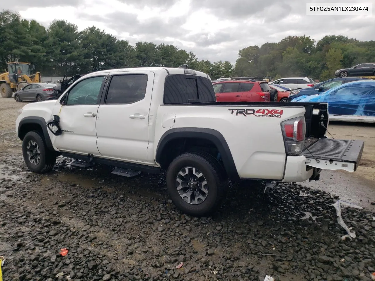 2020 Toyota Tacoma Double Cab VIN: 5TFCZ5AN1LX230474 Lot: 71245924