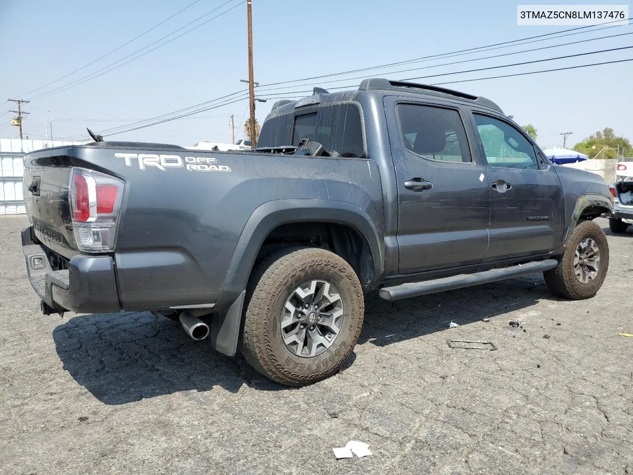 2020 Toyota Tacoma Double Cab VIN: 3TMAZ5CN8LM137476 Lot: 71414704