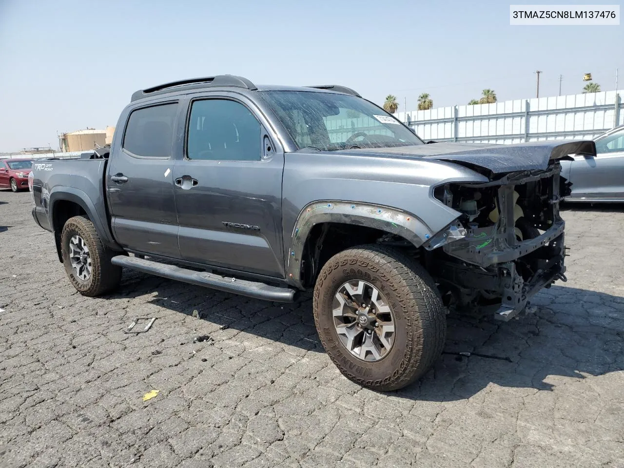 2020 Toyota Tacoma Double Cab VIN: 3TMAZ5CN8LM137476 Lot: 71414704