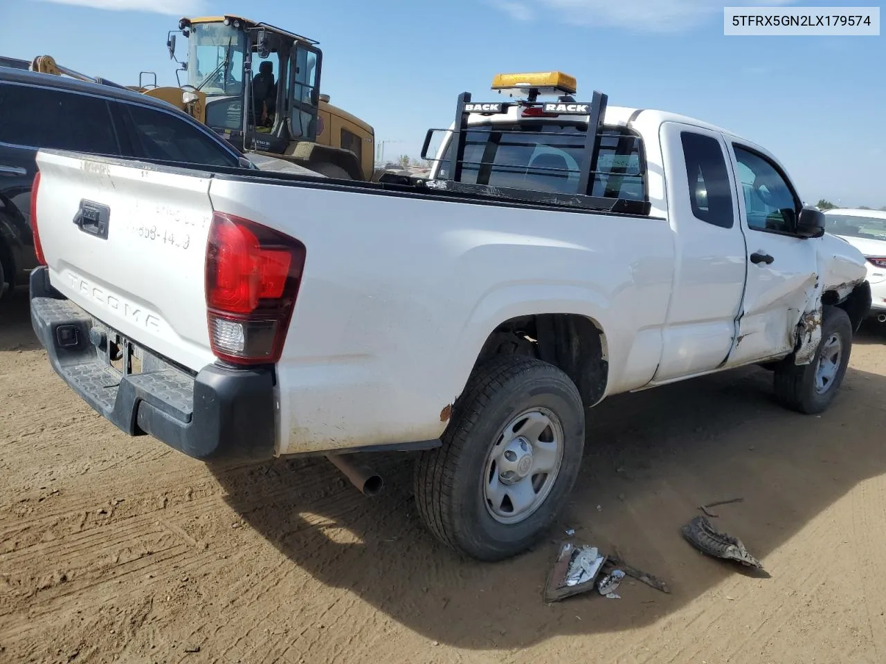 5TFRX5GN2LX179574 2020 Toyota Tacoma Access Cab