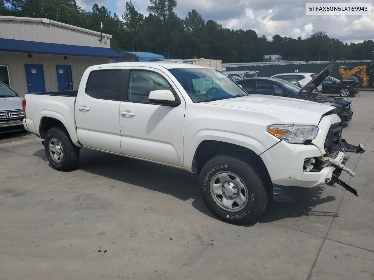 2020 Toyota Tacoma Double Cab VIN: 5TFAX5GN5LX169943 Lot: 72312704