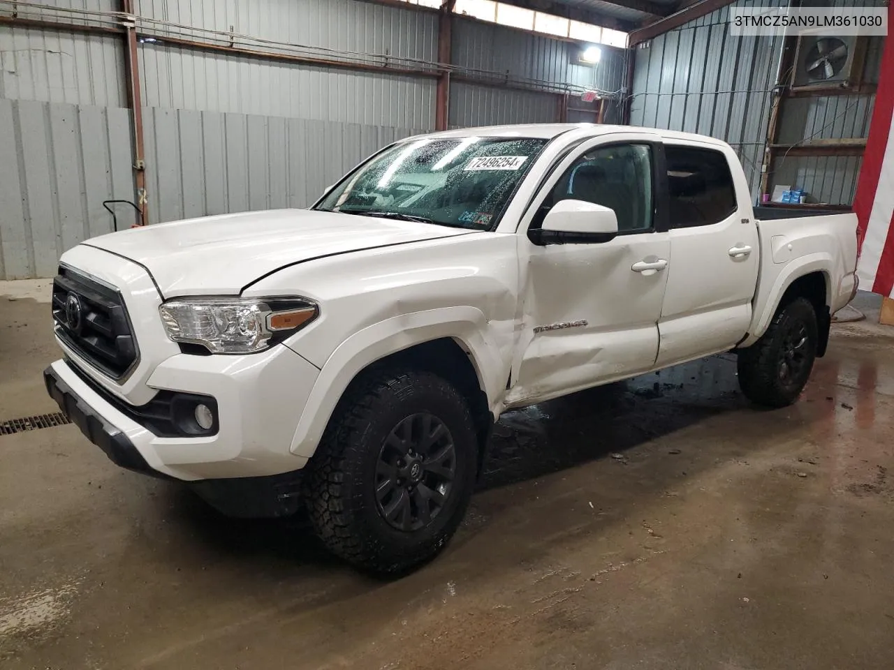 2020 Toyota Tacoma Double Cab VIN: 3TMCZ5AN9LM361030 Lot: 72496254