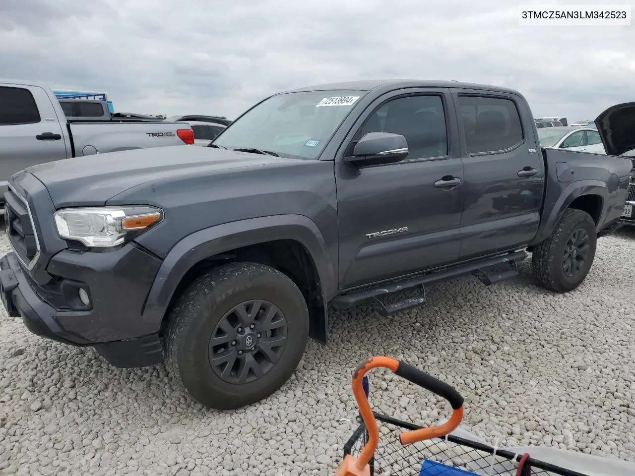 2020 Toyota Tacoma Double Cab VIN: 3TMCZ5AN3LM342523 Lot: 72513994