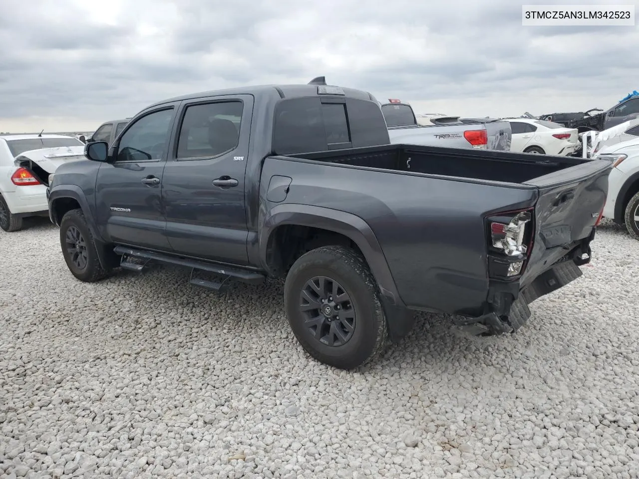 2020 Toyota Tacoma Double Cab VIN: 3TMCZ5AN3LM342523 Lot: 72513994