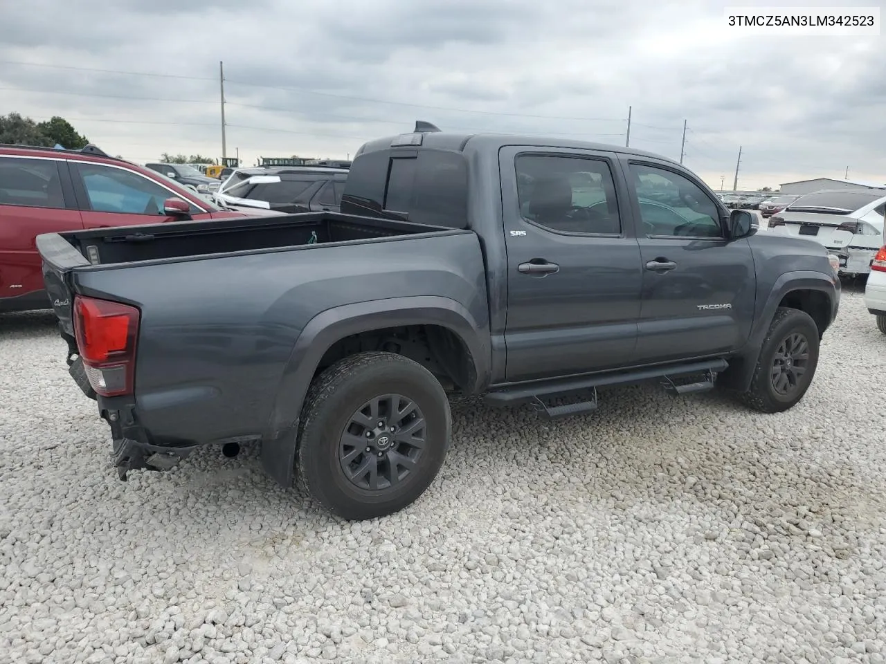 2020 Toyota Tacoma Double Cab VIN: 3TMCZ5AN3LM342523 Lot: 72513994