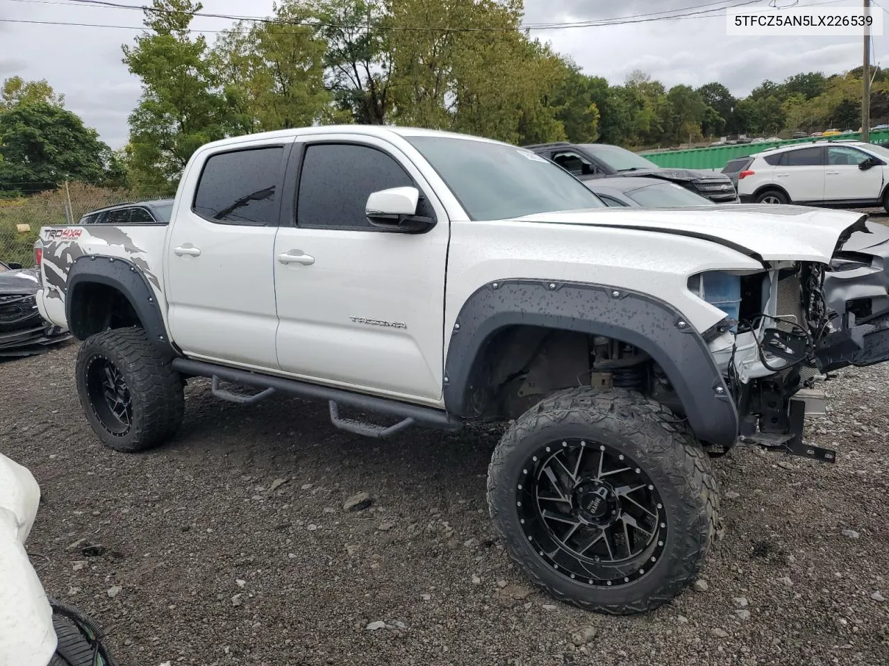 2020 Toyota Tacoma Double Cab VIN: 5TFCZ5AN5LX226539 Lot: 72586274