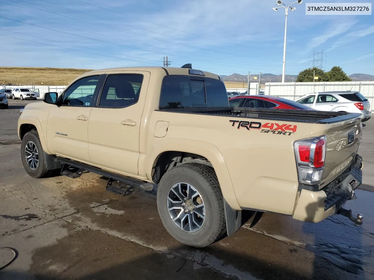 2020 Toyota Tacoma Double Cab VIN: 3TMCZ5AN3LM327276 Lot: 72640954