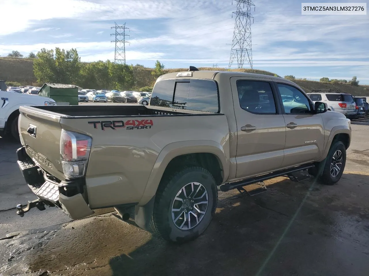 2020 Toyota Tacoma Double Cab VIN: 3TMCZ5AN3LM327276 Lot: 72640954