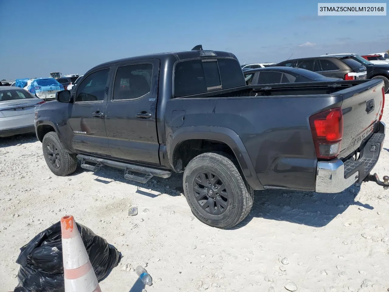 2020 Toyota Tacoma Double Cab VIN: 3TMAZ5CN0LM120168 Lot: 72683954