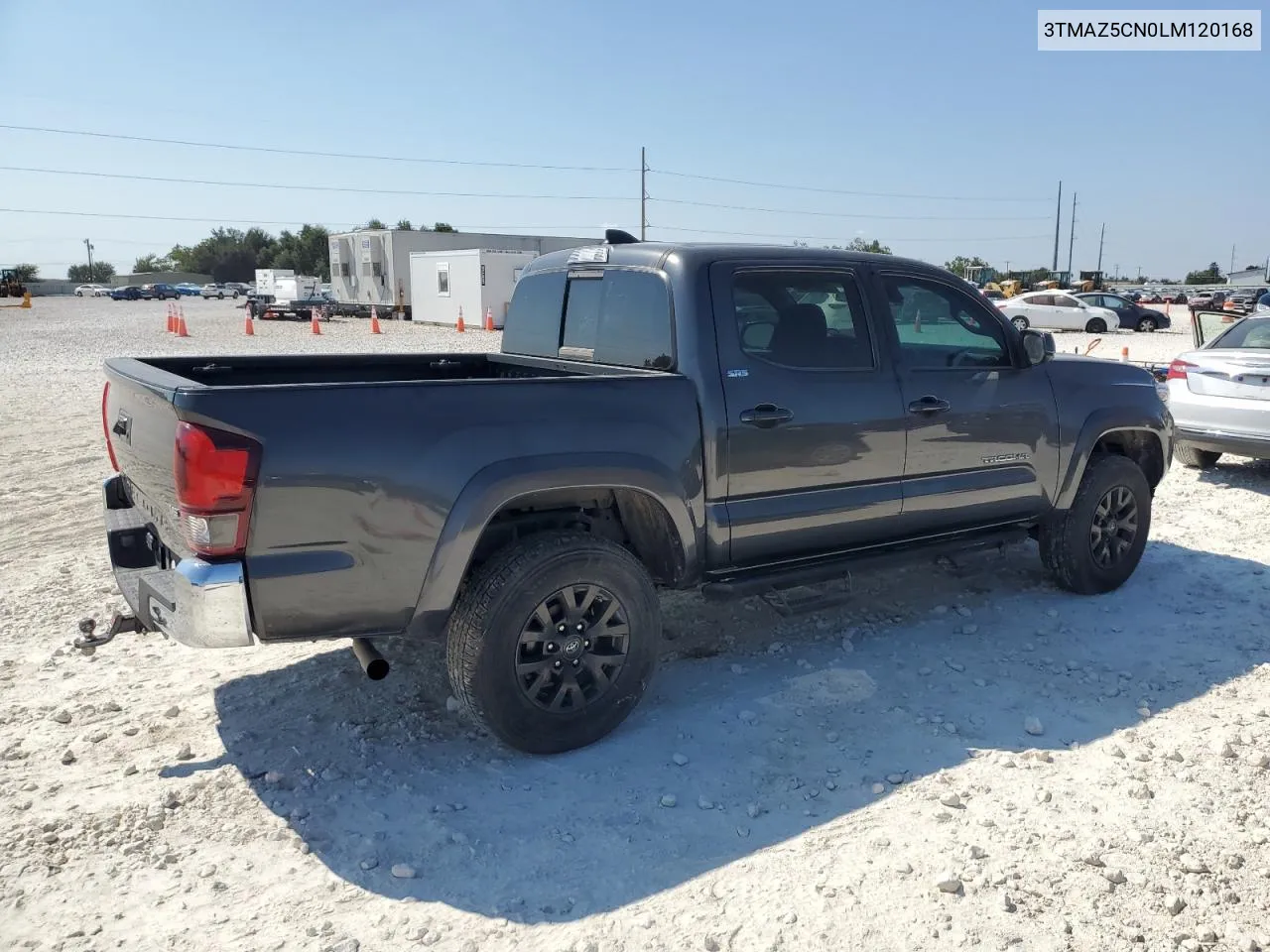 2020 Toyota Tacoma Double Cab VIN: 3TMAZ5CN0LM120168 Lot: 72683954