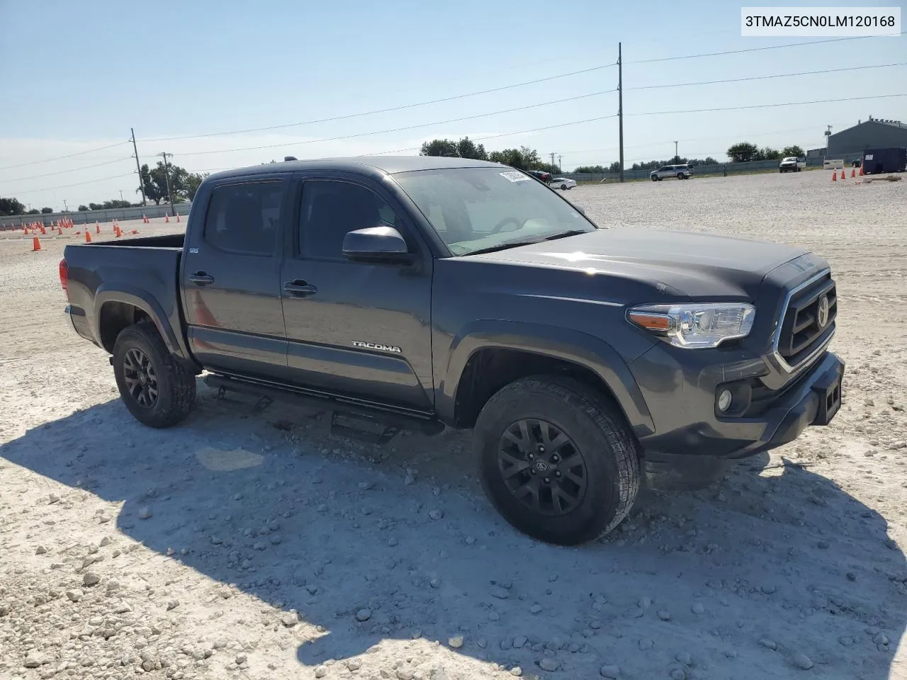 2020 Toyota Tacoma Double Cab VIN: 3TMAZ5CN0LM120168 Lot: 72683954