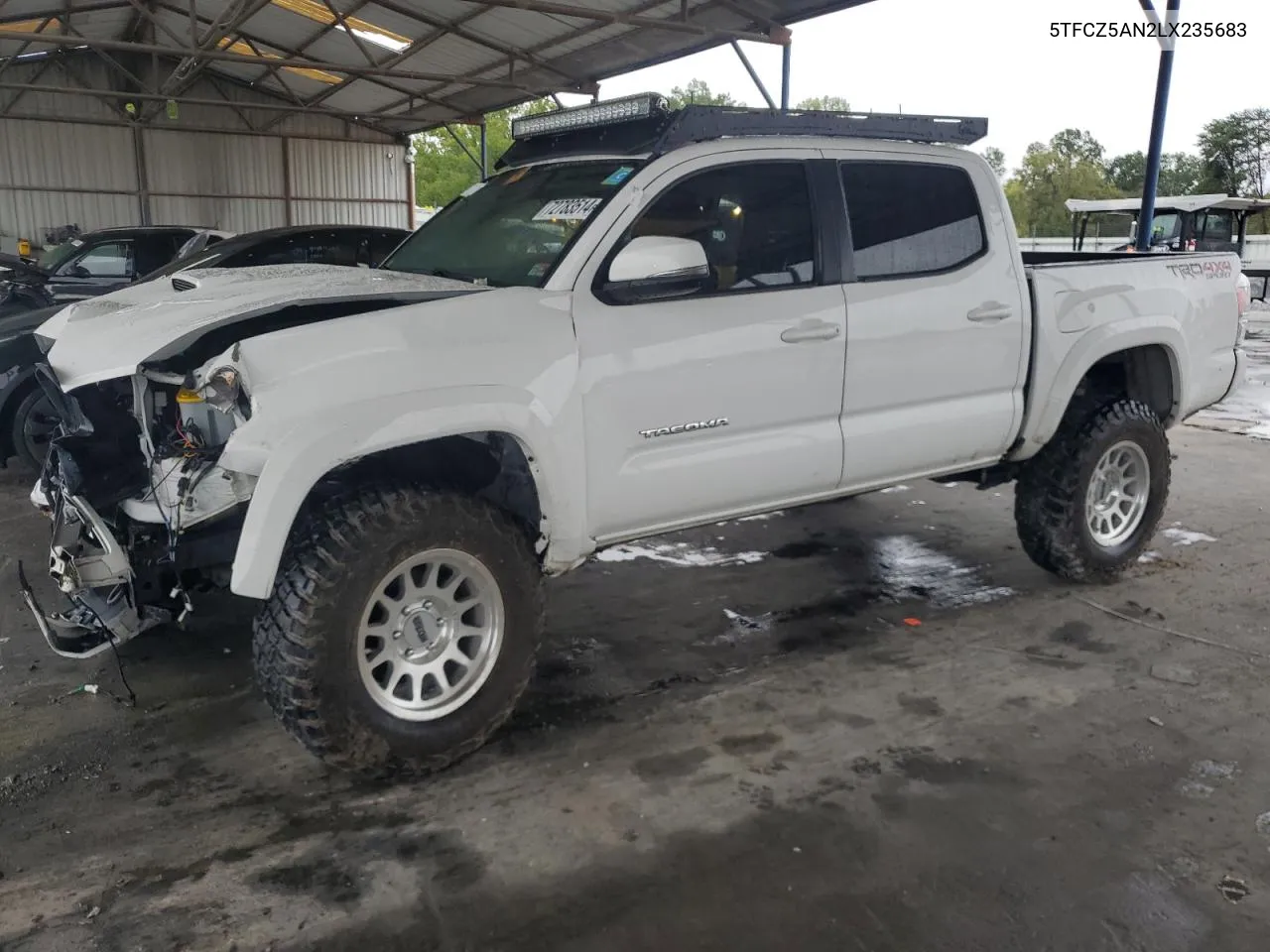 2020 Toyota Tacoma Double Cab VIN: 5TFCZ5AN2LX235683 Lot: 72783514