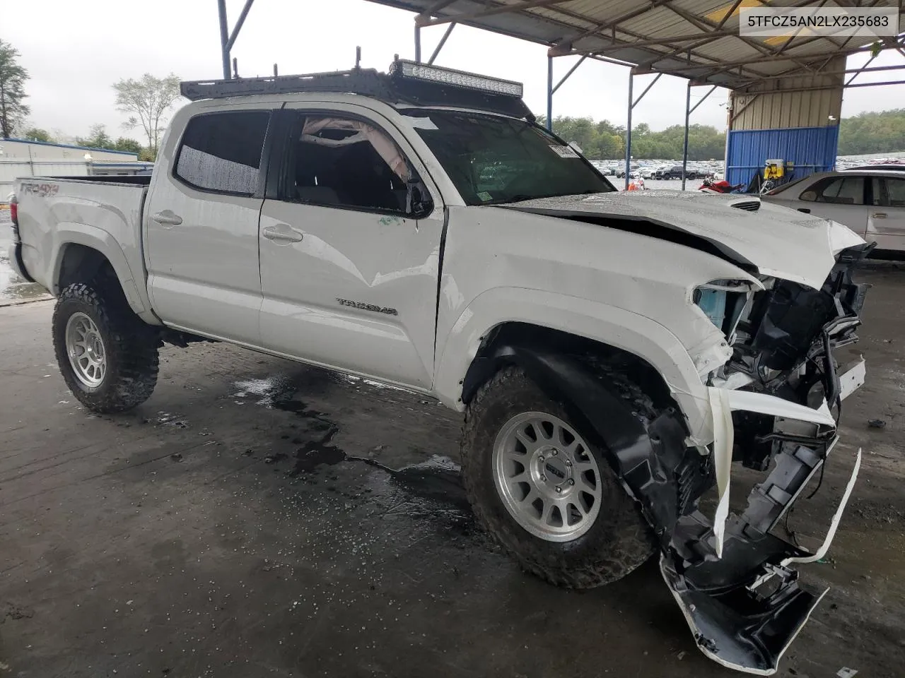 2020 Toyota Tacoma Double Cab VIN: 5TFCZ5AN2LX235683 Lot: 72783514