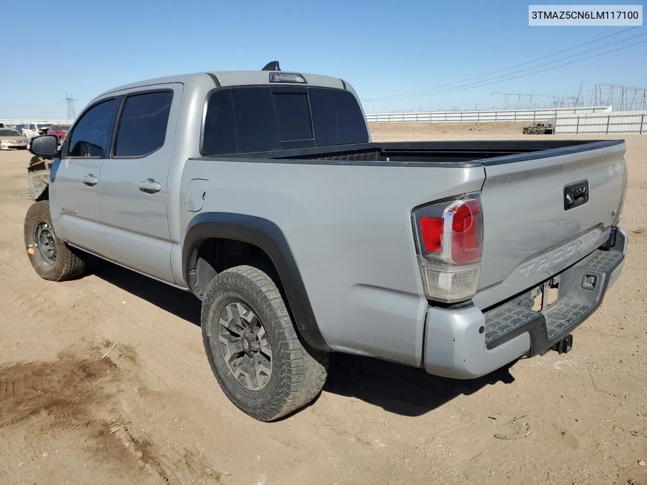 2020 Toyota Tacoma Double Cab VIN: 3TMAZ5CN6LM117100 Lot: 72958824