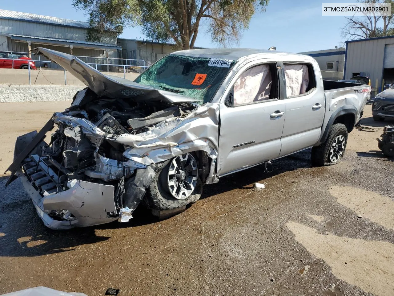 2020 Toyota Tacoma Double Cab VIN: 3TMCZ5AN7LM302901 Lot: 73231544