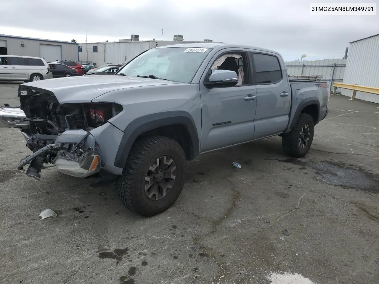 2020 Toyota Tacoma Double Cab VIN: 3TMCZ5AN8LM349791 Lot: 73461614