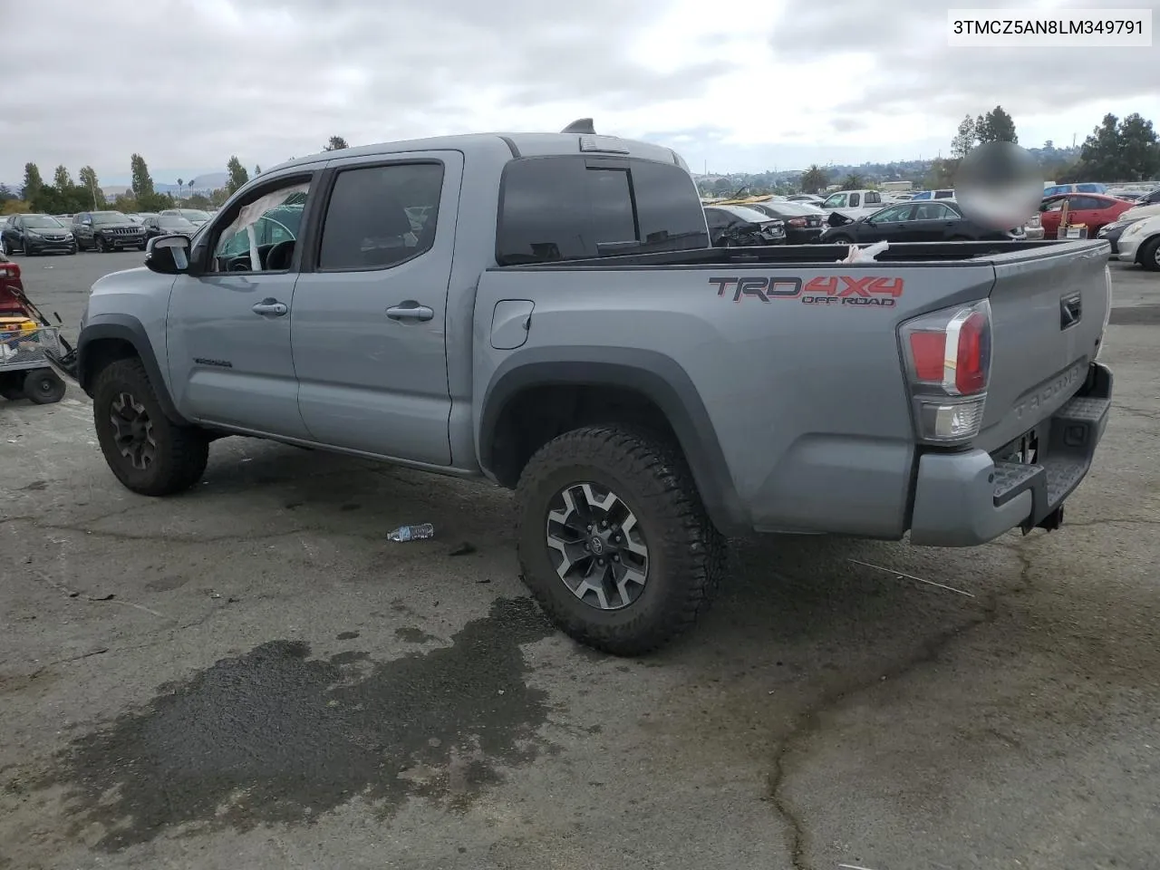 2020 Toyota Tacoma Double Cab VIN: 3TMCZ5AN8LM349791 Lot: 73461614