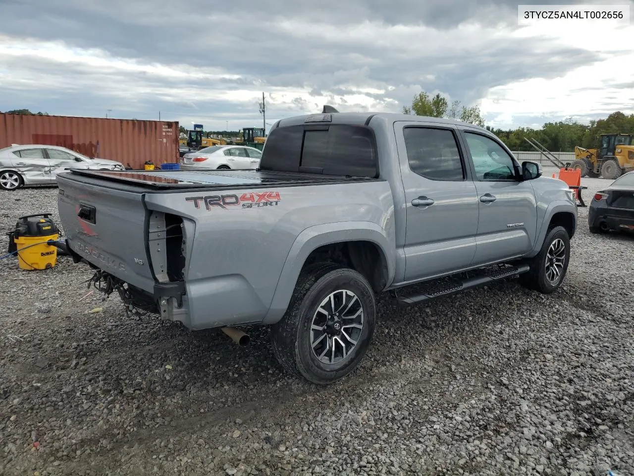 2020 Toyota Tacoma Double Cab VIN: 3TYCZ5AN4LT002656 Lot: 73668484