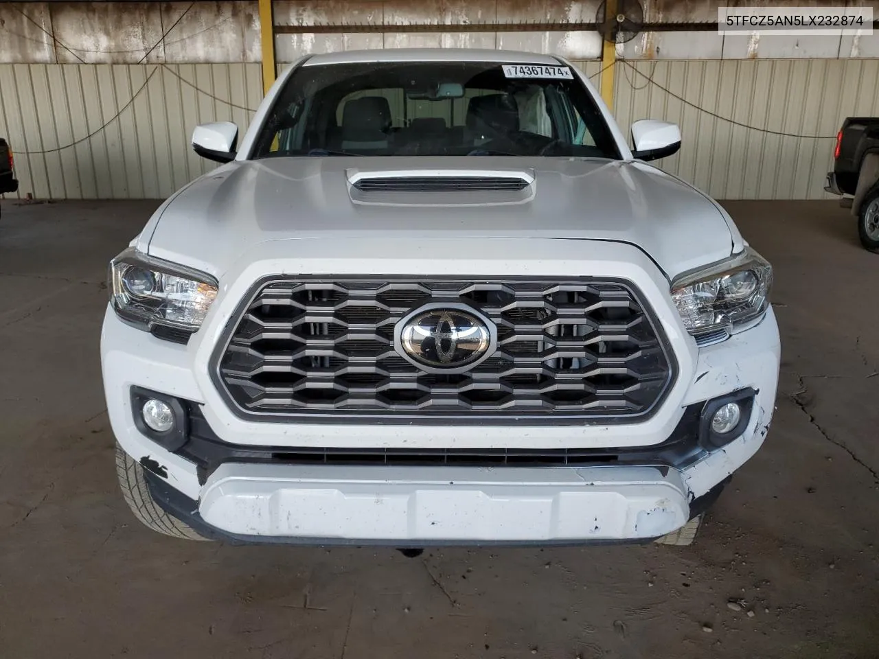 2020 Toyota Tacoma Double Cab VIN: 5TFCZ5AN5LX232874 Lot: 74367474