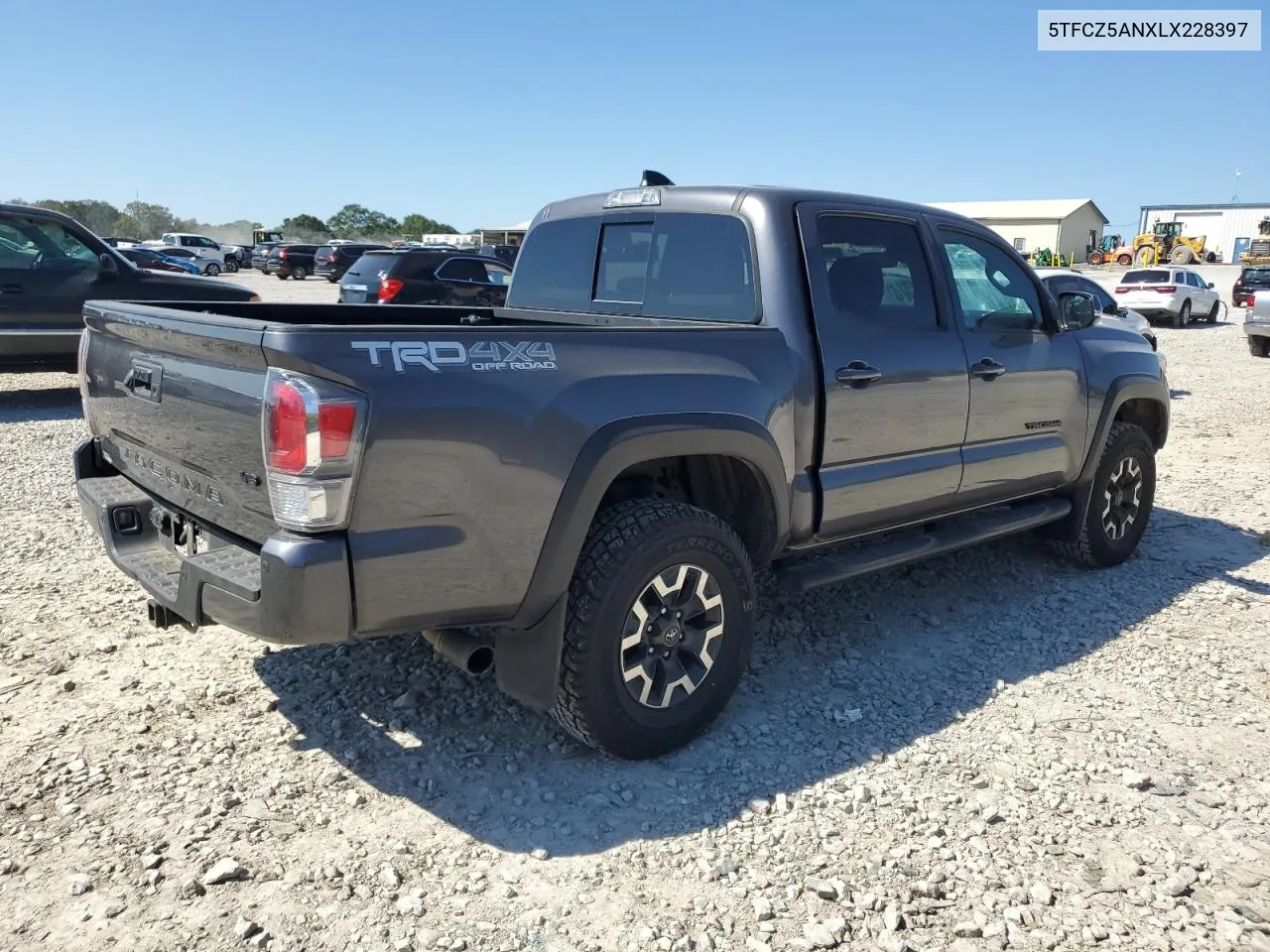 2020 Toyota Tacoma Double Cab VIN: 5TFCZ5ANXLX228397 Lot: 74445494