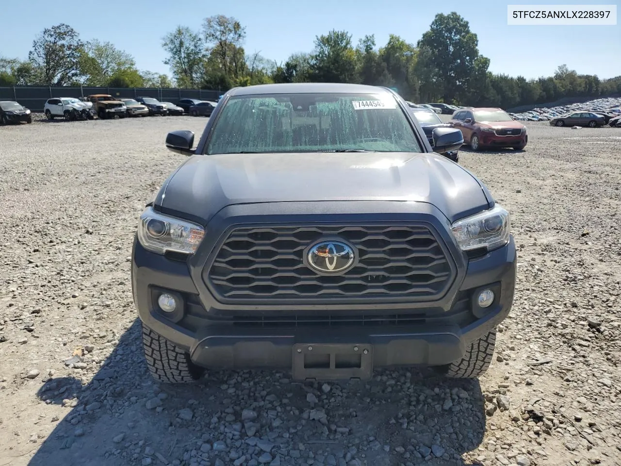 2020 Toyota Tacoma Double Cab VIN: 5TFCZ5ANXLX228397 Lot: 74445494