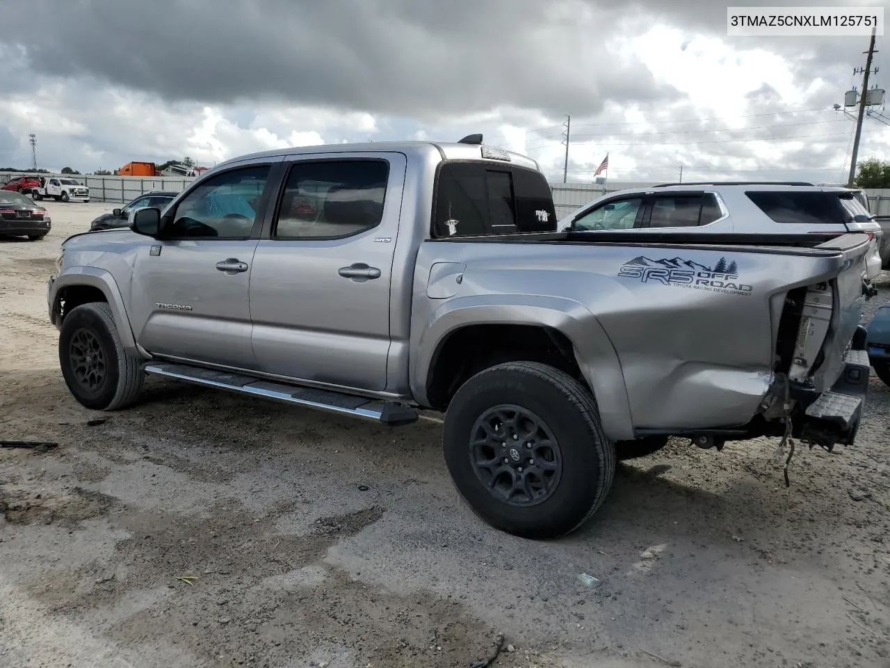 2020 Toyota Tacoma Double Cab VIN: 3TMAZ5CNXLM125751 Lot: 74547594