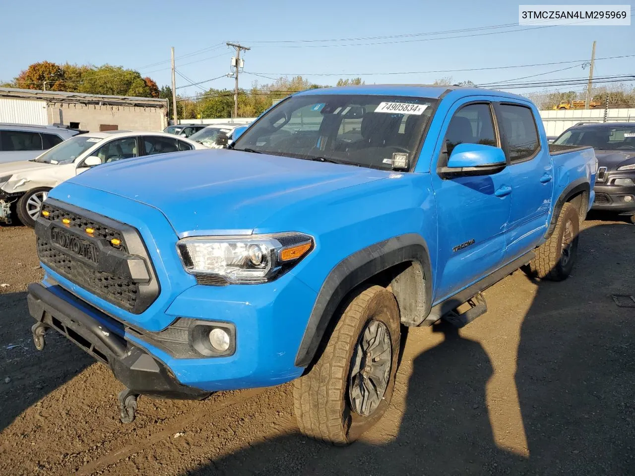 2020 Toyota Tacoma Double Cab VIN: 3TMCZ5AN4LM295969 Lot: 74905834