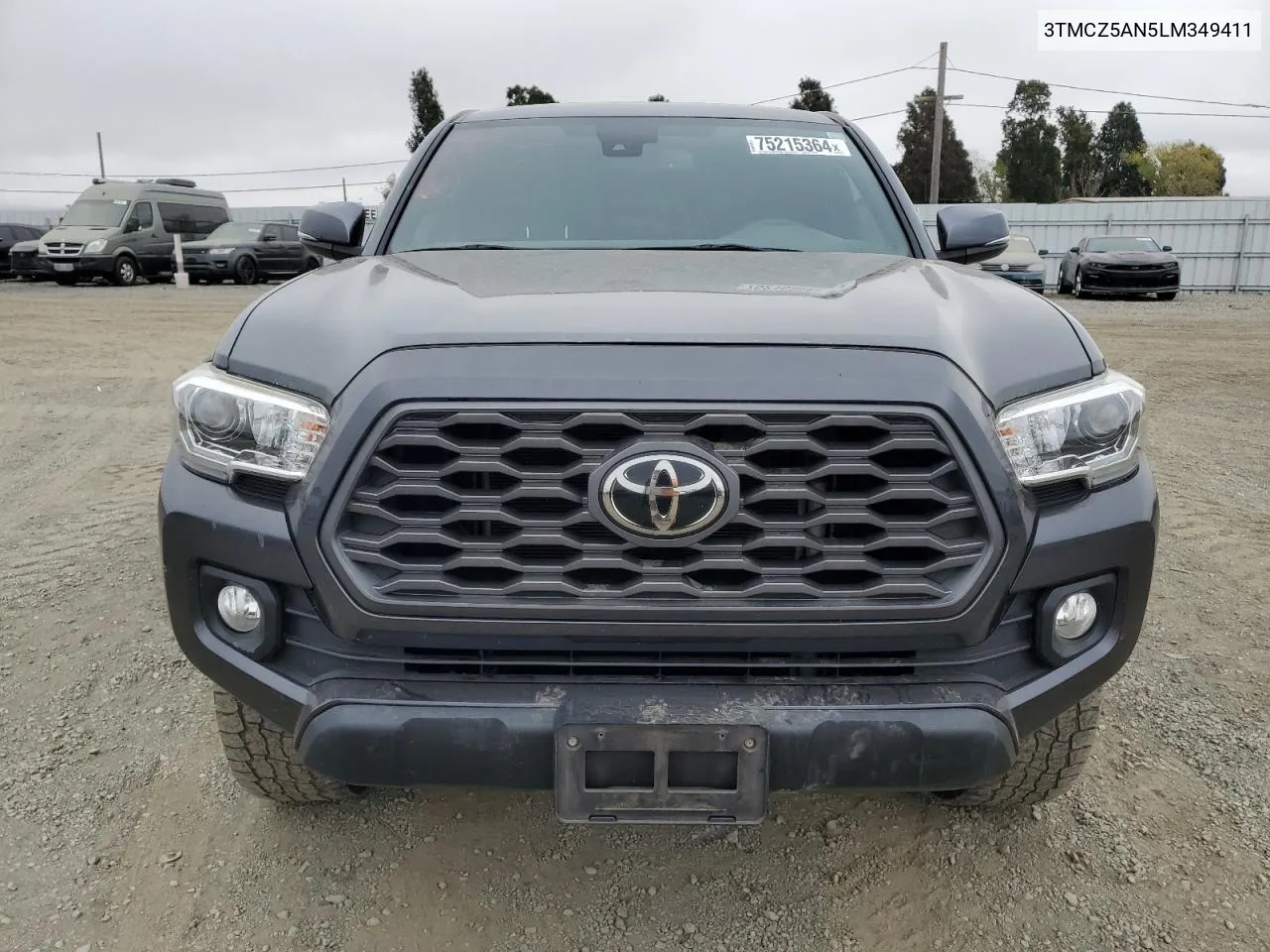 2020 Toyota Tacoma Double Cab VIN: 3TMCZ5AN5LM349411 Lot: 75215364