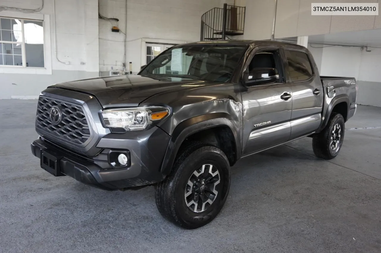 2020 Toyota Tacoma Double Cab VIN: 3TMCZ5AN1LM354010 Lot: 75698974