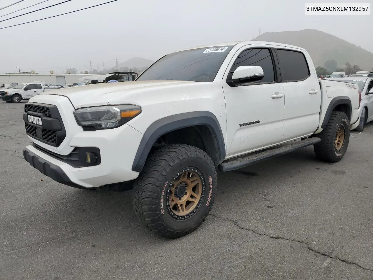 2020 Toyota Tacoma Double Cab VIN: 3TMAZ5CNXLM132957 Lot: 75908014