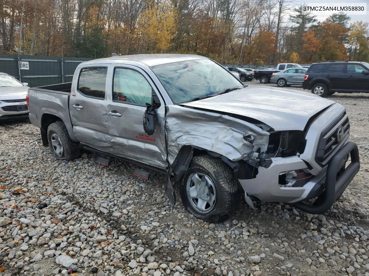 2020 Toyota Tacoma Double Cab VIN: 3TMCZ5AN4LM358830 Lot: 76107164