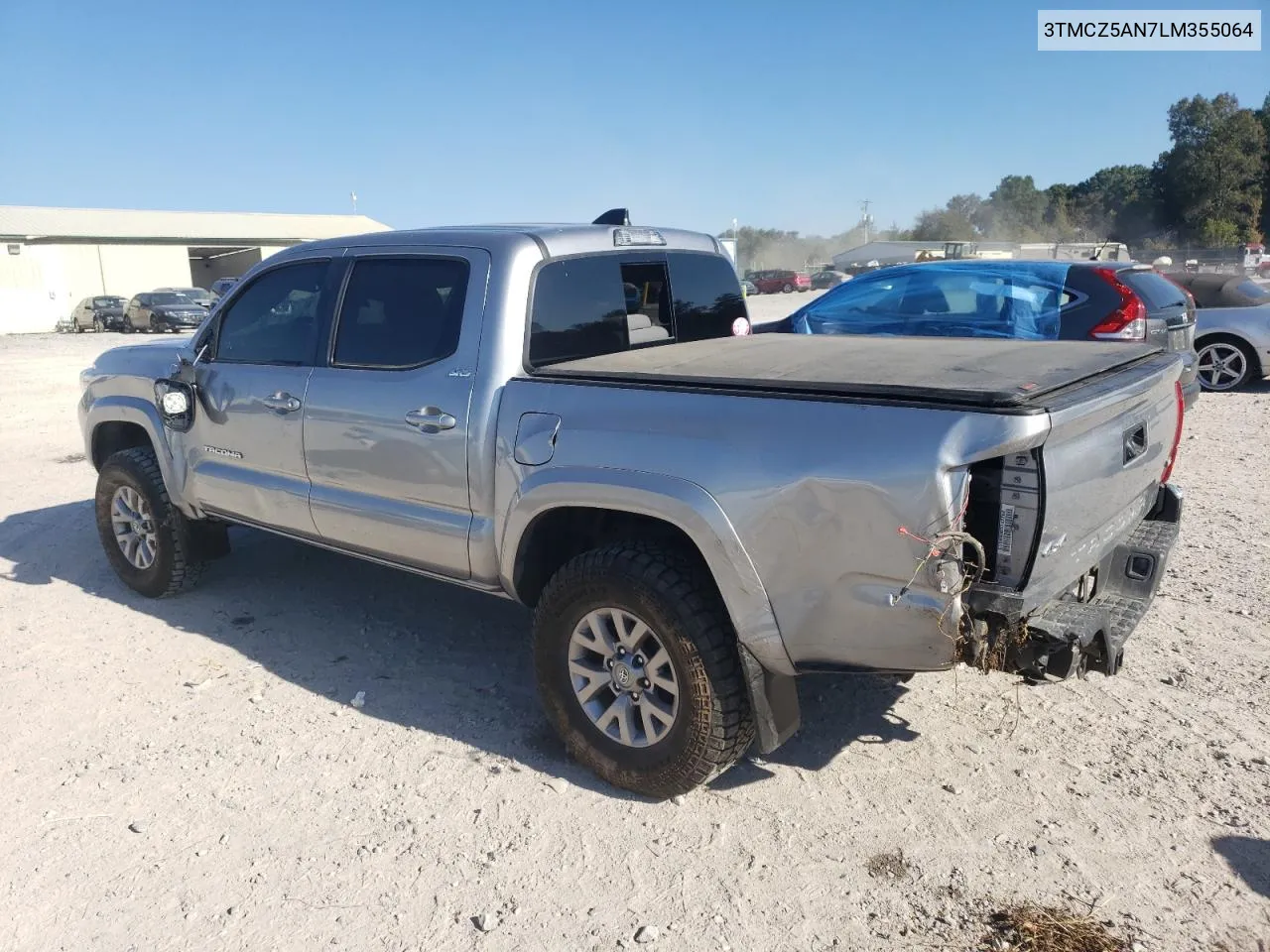 2020 Toyota Tacoma Double Cab VIN: 3TMCZ5AN7LM355064 Lot: 76156354