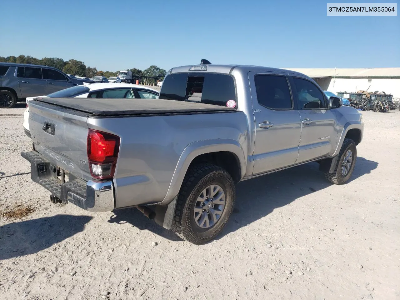 2020 Toyota Tacoma Double Cab VIN: 3TMCZ5AN7LM355064 Lot: 76156354