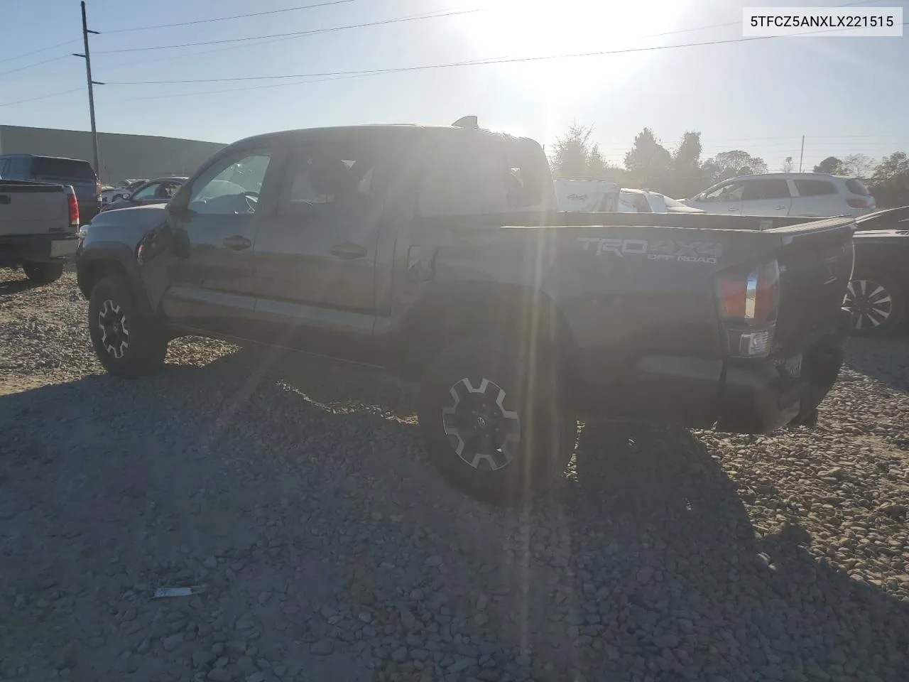 2020 Toyota Tacoma Double Cab VIN: 5TFCZ5ANXLX221515 Lot: 76257554