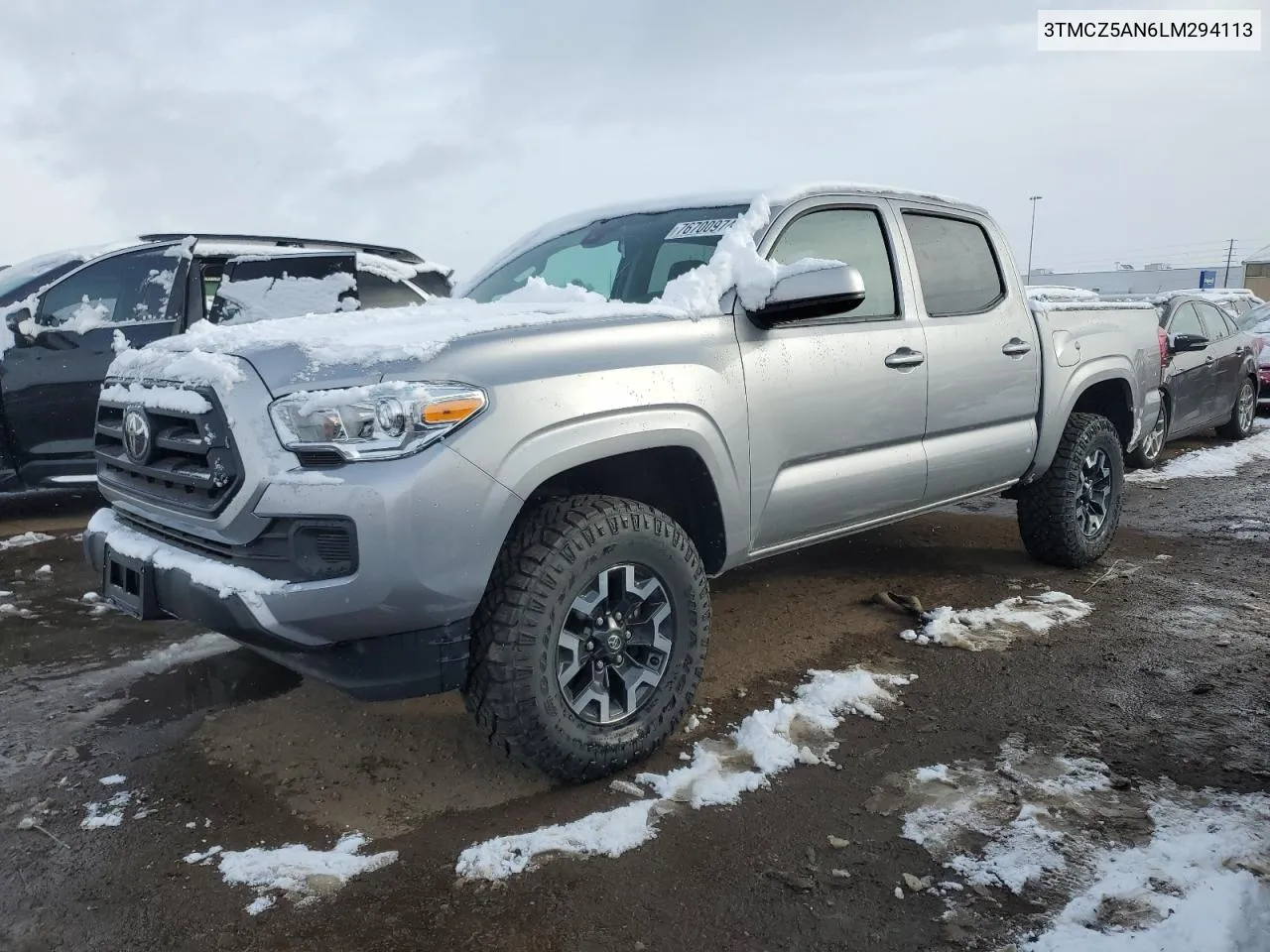 2020 Toyota Tacoma Double Cab VIN: 3TMCZ5AN6LM294113 Lot: 76700974