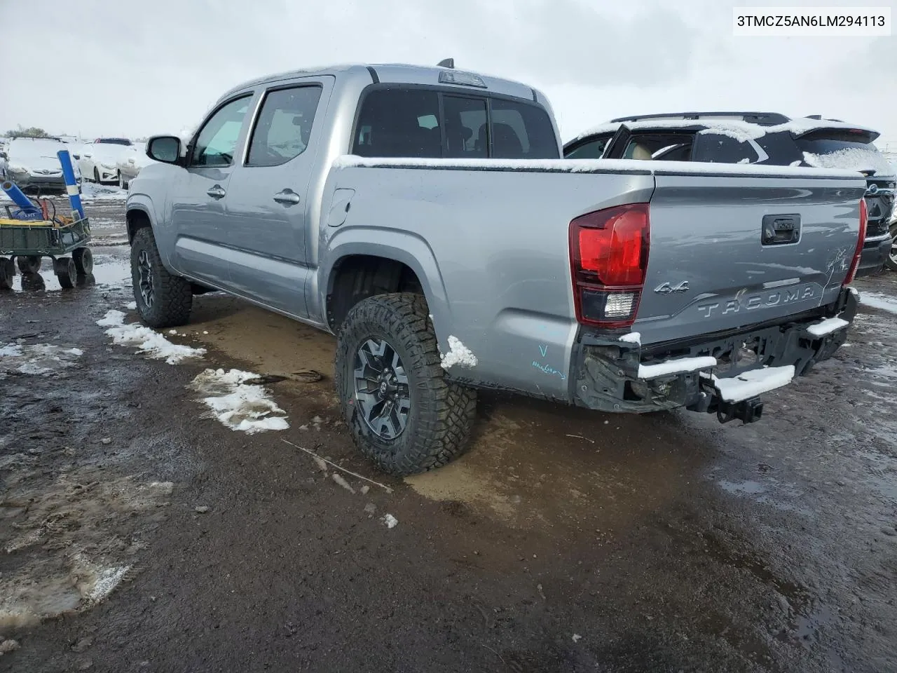 2020 Toyota Tacoma Double Cab VIN: 3TMCZ5AN6LM294113 Lot: 76700974