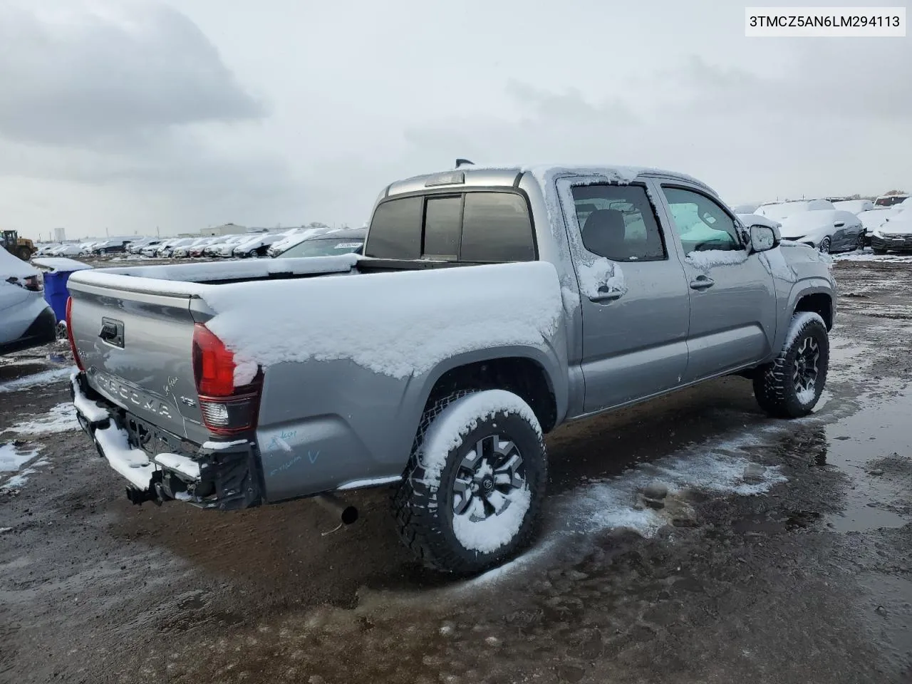 2020 Toyota Tacoma Double Cab VIN: 3TMCZ5AN6LM294113 Lot: 76700974