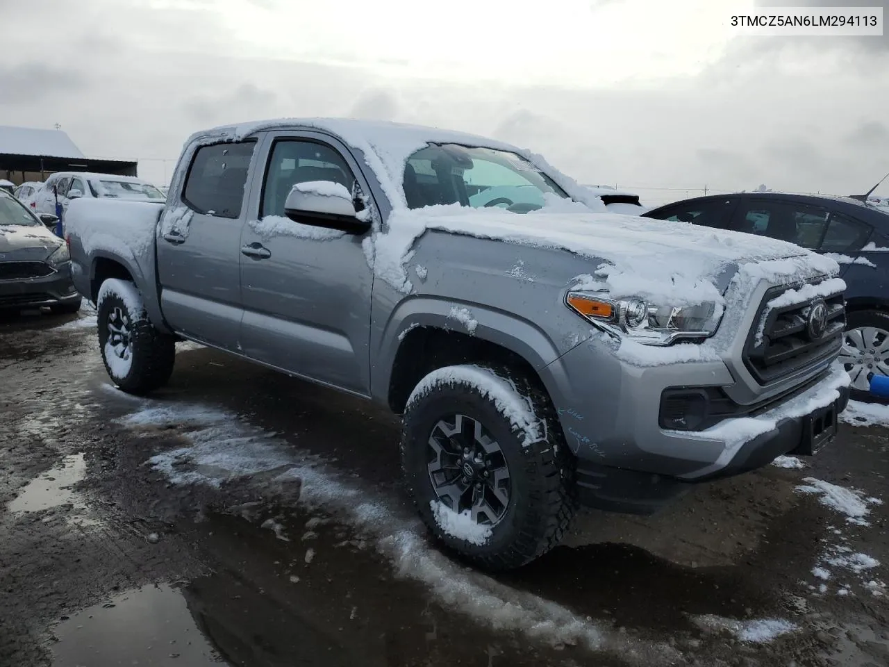 2020 Toyota Tacoma Double Cab VIN: 3TMCZ5AN6LM294113 Lot: 76700974