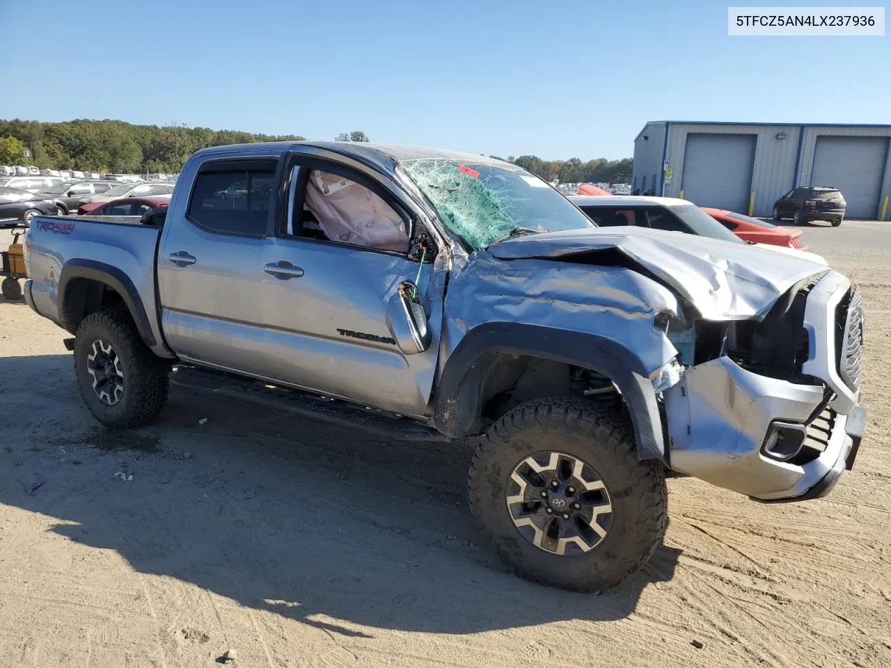 2020 Toyota Tacoma Double Cab VIN: 5TFCZ5AN4LX237936 Lot: 76715584