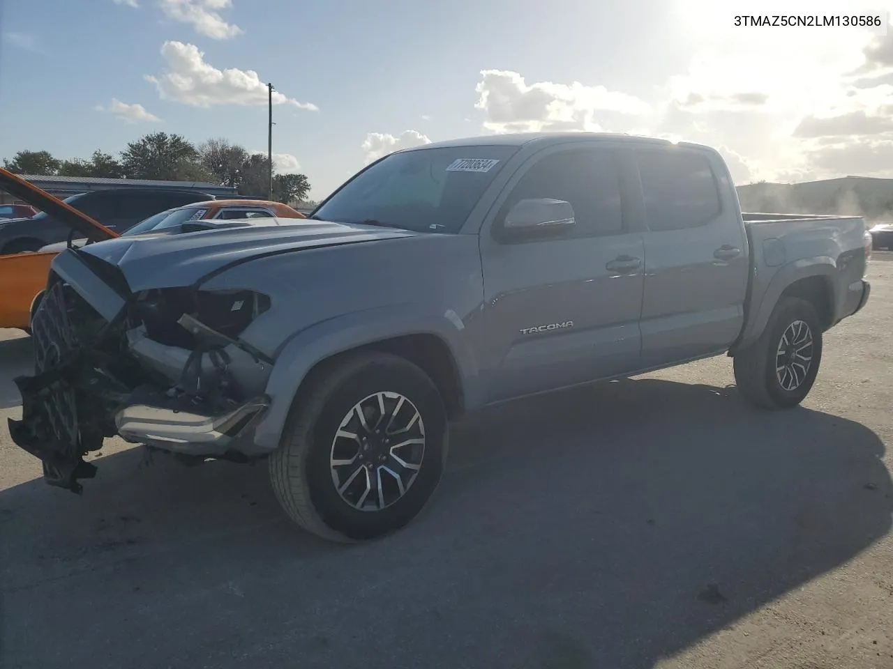 2020 Toyota Tacoma Double Cab VIN: 3TMAZ5CN2LM130586 Lot: 77203634