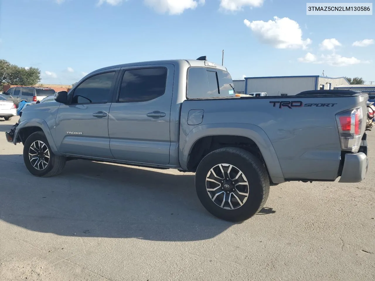 2020 Toyota Tacoma Double Cab VIN: 3TMAZ5CN2LM130586 Lot: 77203634