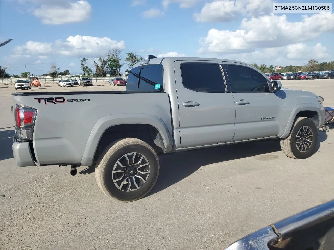 2020 Toyota Tacoma Double Cab VIN: 3TMAZ5CN2LM130586 Lot: 77203634