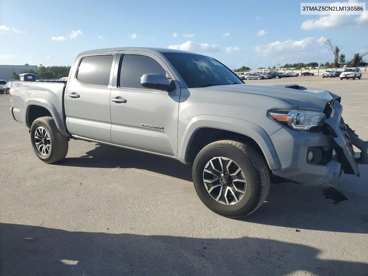 2020 Toyota Tacoma Double Cab VIN: 3TMAZ5CN2LM130586 Lot: 77203634