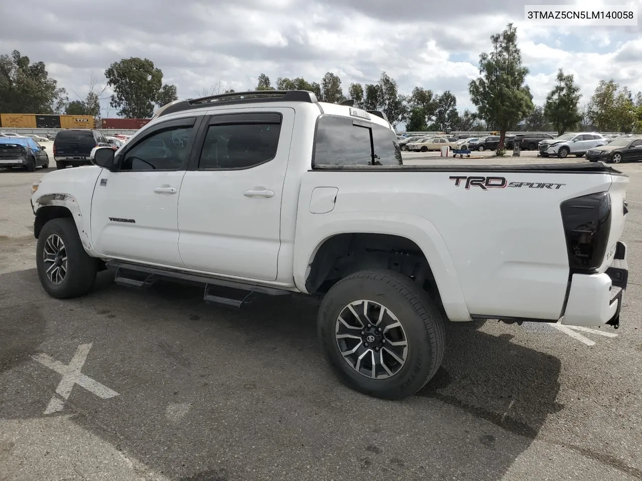 2020 Toyota Tacoma Double Cab VIN: 3TMAZ5CN5LM140058 Lot: 77221294